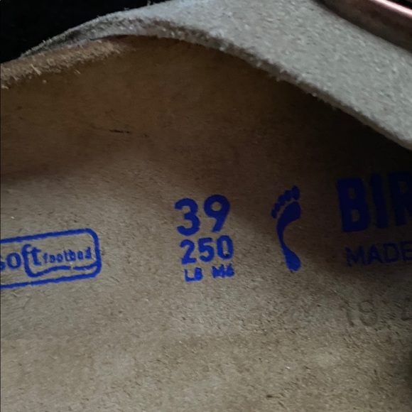 Birkenstock Women's Beige Suede Mules - Picture 2 of 4